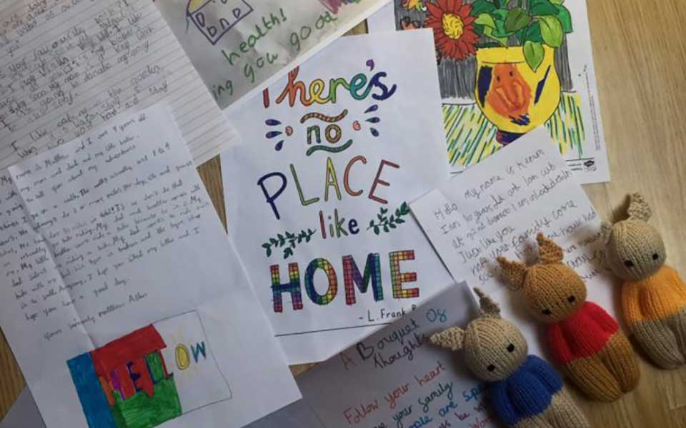 Letters from young people to people in care settings