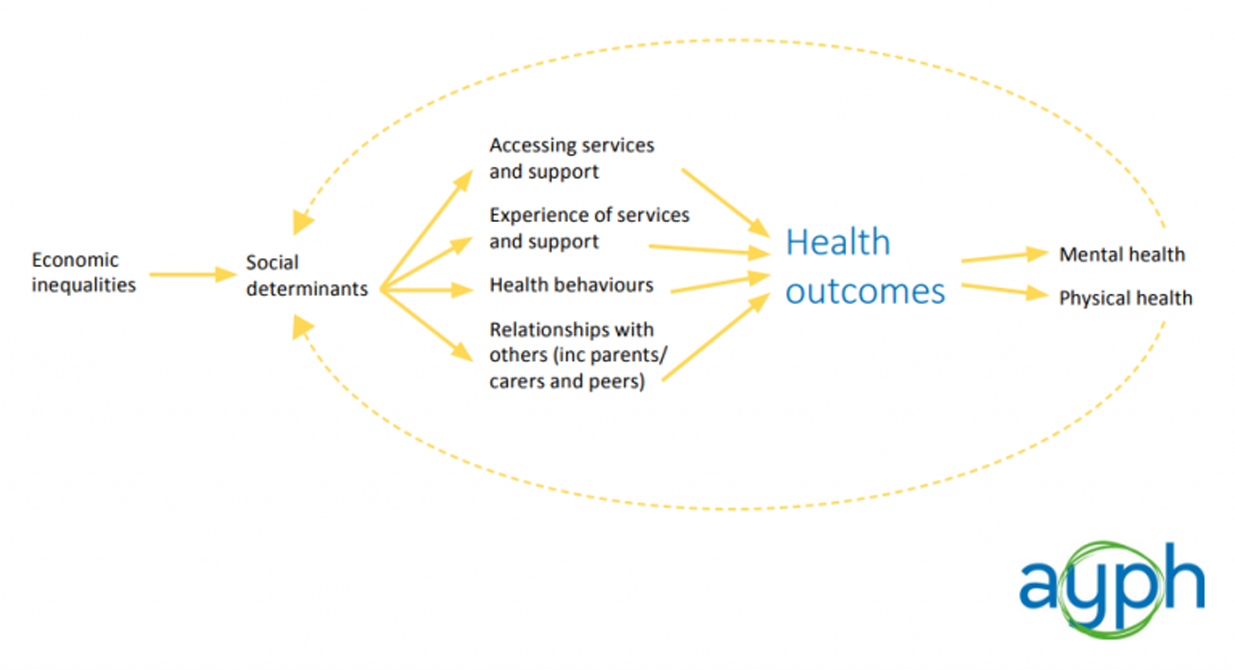 conceptual model for young people’s health inequalities
