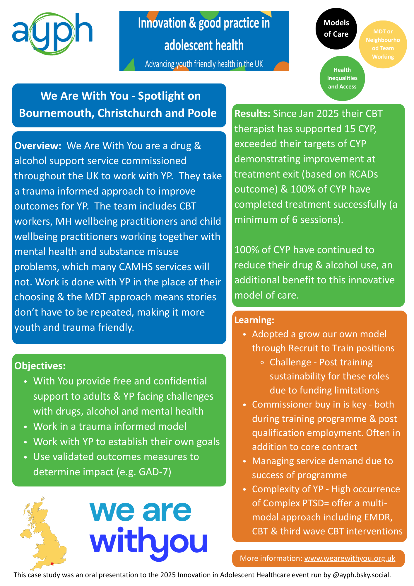 We are with you - spotlight on Bournemouth, Christchurch and Poole case study