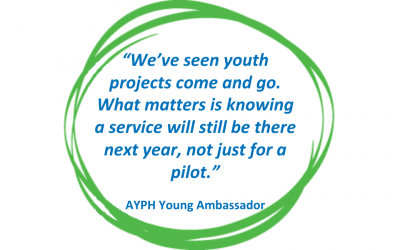 Youth Matters – investing in youth services, health and young people’s voices
